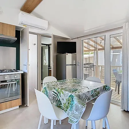 Сasa de vacaciones Mobil-home Vo 05 A - La Carabasse - Siblu Avec Piscine Payante